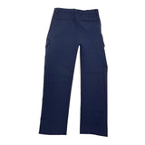 I'M Brian Blue Adjustable Waist Solid Color Pants For Boys