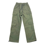 NEVER TOO pantalone tinta unita con elastico in vita Verde per Bambino NT2130R VERDE NEVER TOO 