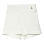 Patrizia Pepe Short Tinta Unita con Elastico In Vita per Bambina 7P0383 BIANCO PATRIZIA PEPE 