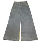 Twinset Jeans Tinta Unita Modello A Palazzo con Tasche Americane per Bambina 251GJ2541 AZZURRO TWINSET 