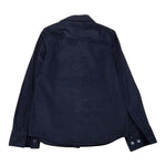 TRUSSARDI camicia tinta unita con logo Blu per Bambino TBA25029CA BLU TRUSSARDI 