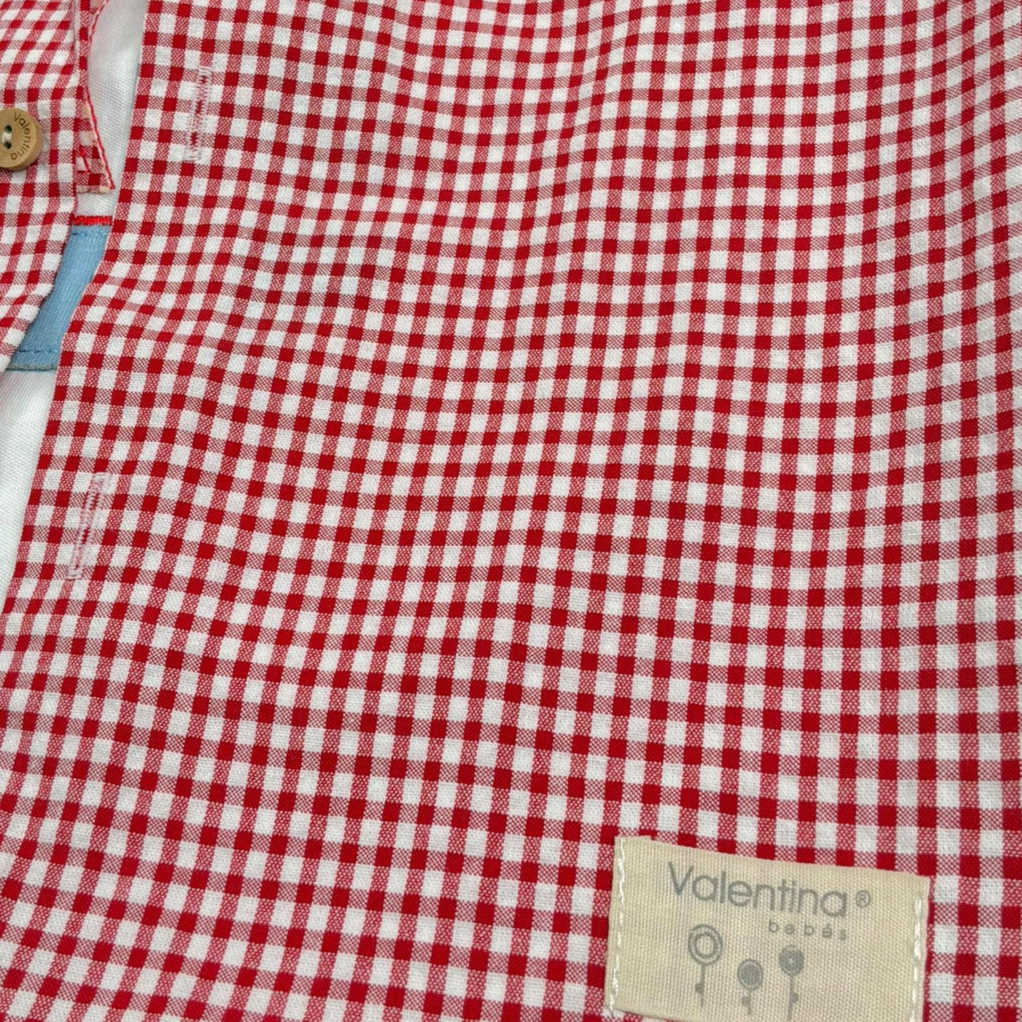 Valentina Bebes Completo 3 Pezzi T-Shirt-Camicia-Bermuda per Neonato LOVE128 ROSSO VALENTINA BEBES 