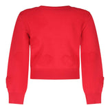 FUN & FUN maglia gircollo tinta unita con cuori Rosso per Bambina FBSW00067X ROSSO FUN & FUN 