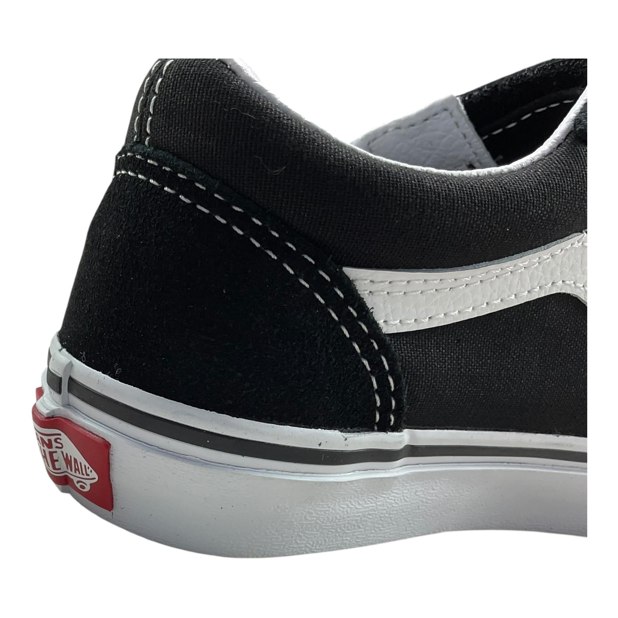 VANS sneakers tinta unita con strappi Nero per Bambino VN000VHE6BT1 NERO VANS 