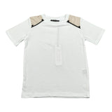 Duepuntozero T-Shirt Tinta Unita con Stampa per Neonato TSB256 BIANCO/BEIGE DUEPUNTOZERO 