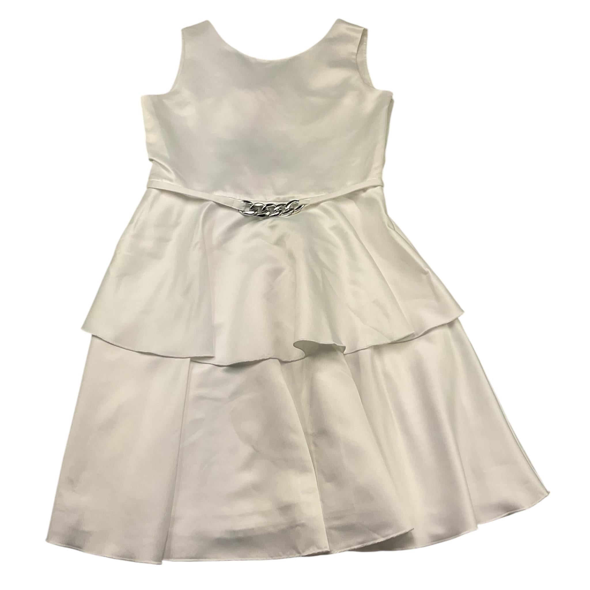 Liu Jo Abito Giromanica Tinta Unita per Bambina GA5001 BIANCO LIU JO 