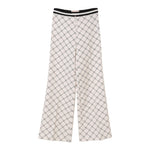 Elisabetta Franchi Pantalone Tinta Unita Modello Zampa per Bambina EFTA1000 AVORIO ELISABETTA FRANCHI 