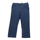 Boss Pants Solid Color With Adjustable Waist Blue For Boys