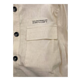 Paolo Pecora Plain Shirt With Pocket Beige For Boys