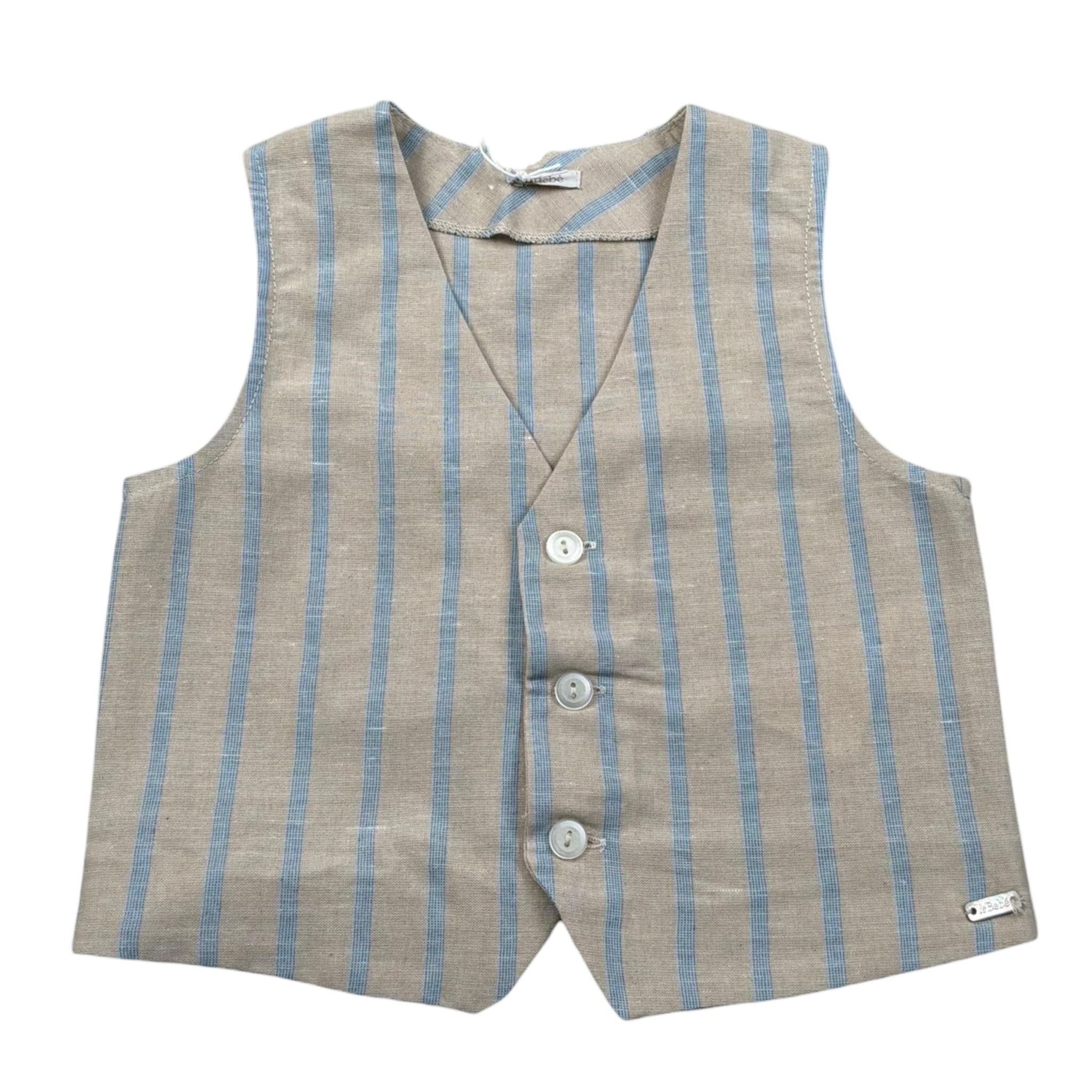 Le Bebe Gilet Fantasia A Righe per Neonato LBB4964 BEIGE LE BEBE 