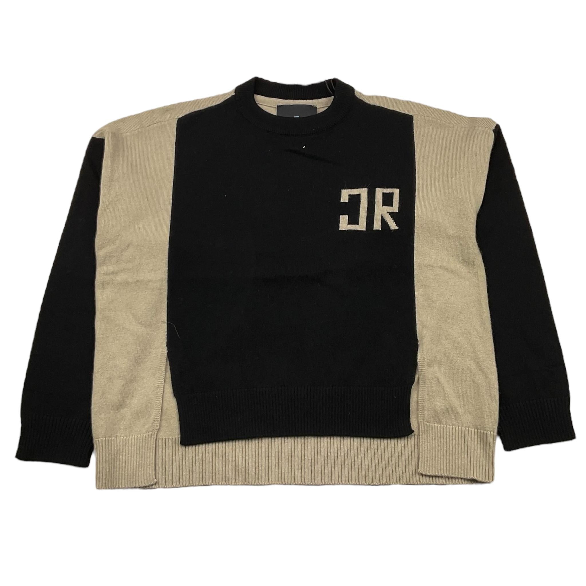JOHN RICHMOND maglia girocollo bicolore Nero/beige per Bambina RBA25101MA NERO/BEIGE JOHN RICHMOND 