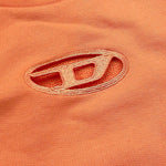 DIESEL felpa girocollo con logo tinta unita Arancione per Bambina J01826 ARANCIONE DIESEL 