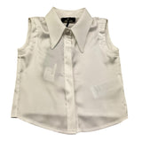 Fun & Fun Camicia Giromanica Tinta Unita per Bambina FNCBSH01047 PANNA FUN & FUN 