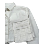 Dusty Color Camicia Manica Lunga Tinta Unita per Neonata DJWS5014CAN PANNA DUSTY COLOR 