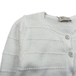 J.O. Milano Coprispalle Tinta Unita con Ricami per Bambina 573X1JXX BIANCO J.O. MILANO 