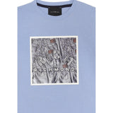 John Richmond T-Shirt Girocollo Tinta Unita con Stampa per Bambino RBP25117TSXX AZZURRO JOHN RICHMOND 