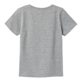 Name.It T-Shirt Crew Neck Solid Color With Contrast Print Grey For Boys