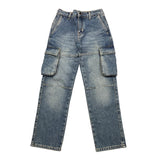 ANTONY MORATO jeans tinta unita con elastico in vita Blu per Bambino MKDT0070 BLU ANTONY MORATO 