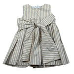 Le Bebe Abito Giromanica Tinta Unita Fantasia A Righe per Neonata LBG5818 BEIGE LE BEBE 