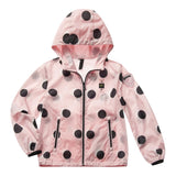 Blauer Giubbino Tinta con Fantasia Pois E Cappuccio per Bambina 23SBLGC04225 ROSA BLAUER 