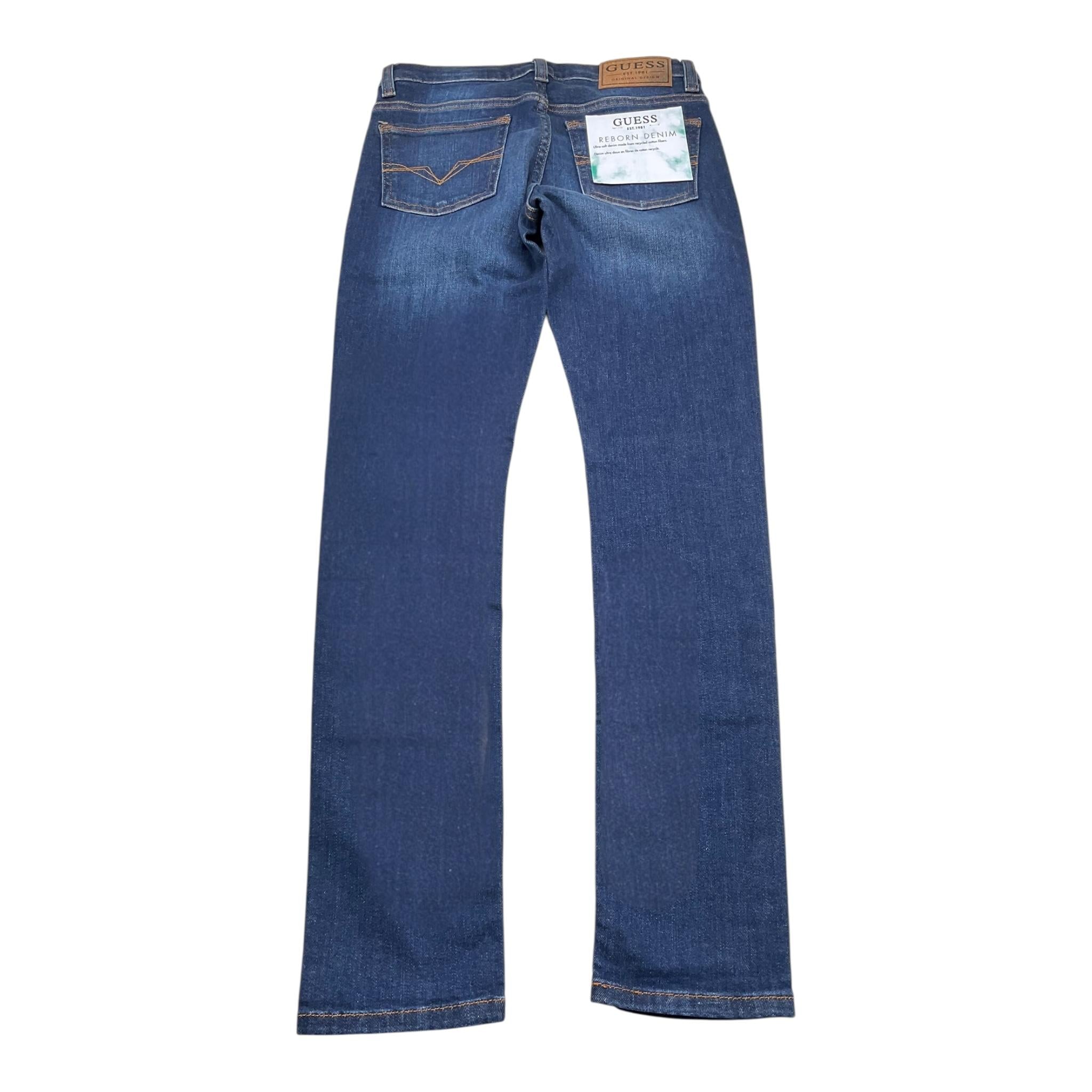 Guess Jeans Tinta Unita 5 Tasche per Bambino L2YA16D4GV0 BLU GUESS 