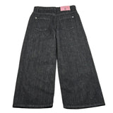 John Richmond Jeans Tinta Unita Modello A Palazzo per Bambina RGP26059JE NERO JOHN RICHMOND 