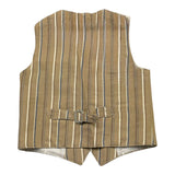 Daniele Alessandrini Solid Color Vest With Sand Striped Pattern For Boys