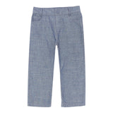 Trussardi Pantalone tinta unita con 5 Tasche Blu per Neonato TIP25035JEN BLU TRUSSARDI 