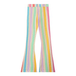 Saint Barth Pantalone Multifantasia Modello Palazzo per Bambina GWENDAX MULTICOLOR SAINT BARTH 