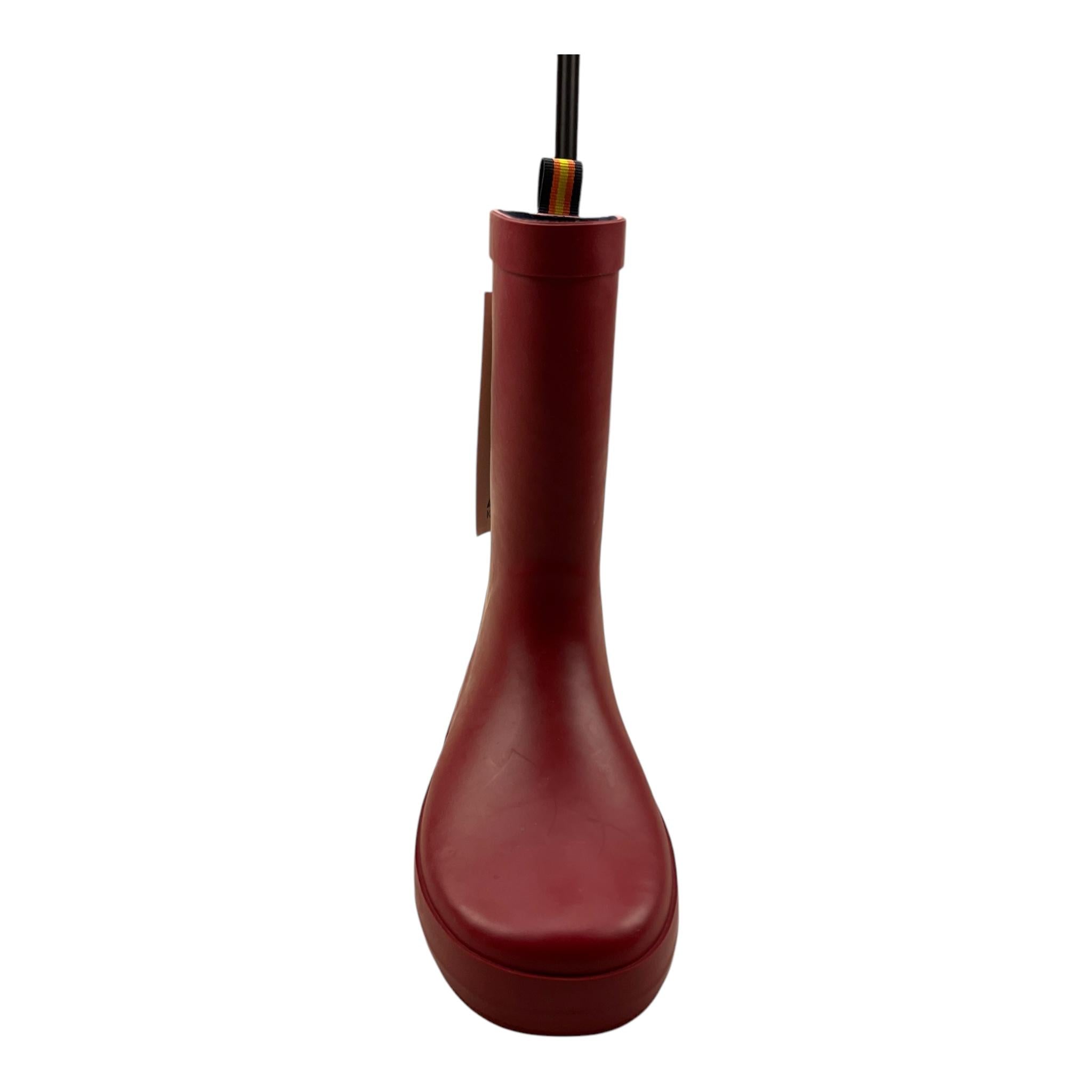 K-WAY stivali impermeabili tinta unita con logo Rosso per Bambino K314845W ROSSO K-WAY 