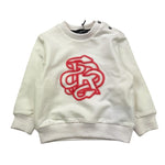 JOHN RICHMOND felpa girocollo tinta unita con stampa Bianco per Neonato RIA25044FE BIANCO JOHN RICHMOND 