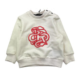 JOHN RICHMOND felpa girocollo tinta unita con stampa Bianco per Neonato RIA25044FE BIANCO JOHN RICHMOND 