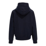 CP Company Solid Color Zip Pocket Hoodie Blue For Boys