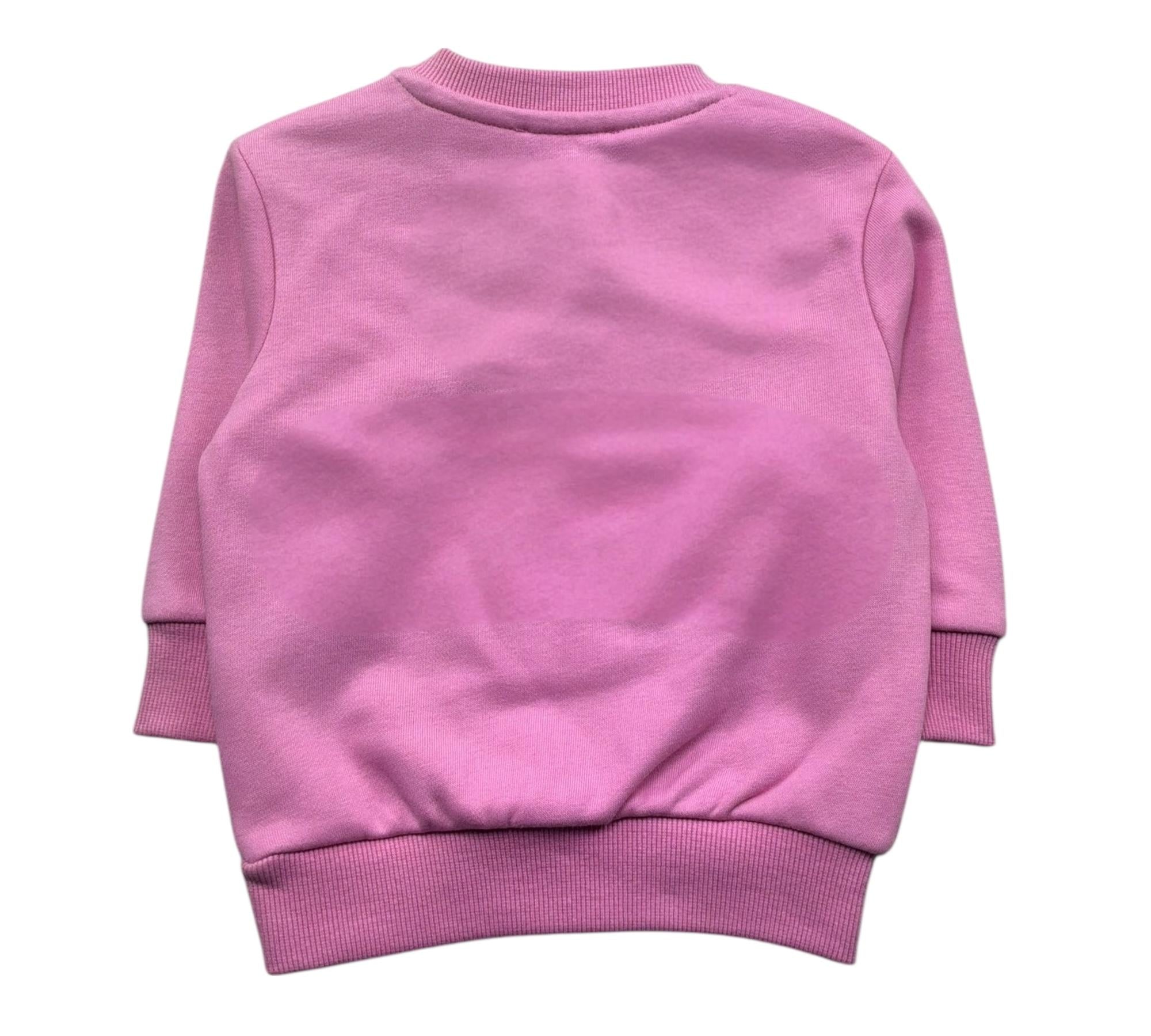 John Richmond Felpa Chiusa Girocollo Tinta Unita per Neonata RIP26029FE ROSA JOHN RICHMOND 