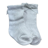 Mayoral Calzini Tinta Unita con Fiocco per Neonata 9595 BIANCO MAYORAL 