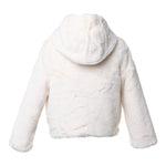 SUNS  giubbino tinta unita reversibile in pelliccia Panna per Bambina GBS5355D PANNA SUNS 