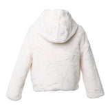 SUNS  giubbino tinta unita reversibile in pelliccia Panna per Bambina GBS5355D PANNA SUNS 