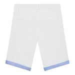 Guess Bermuda Tinta Unita con Elastico In Vita per Neonato I2RD00WEHD0X BIANCO GUESS 