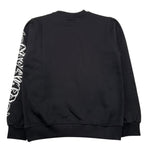 DISCLAIMER felpa chiusa girocollo tinta unita con stampa logo Nero per Bambino 24IDK58202 NERO DISCLAIMER 