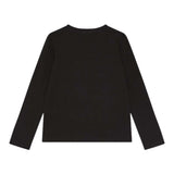 PATRIZIA PEPE shirt girocollo tinta unita con stampa Nero per Bambina 7M0867 NERO PATRIZIA PEPE 