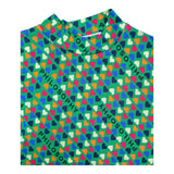 Philosophy T-Shirt Solid Color With Green Hearts Pattern For Girls