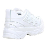 Chiara Ferragni Sneakers Solid Color With Logo And Laces White For Girls