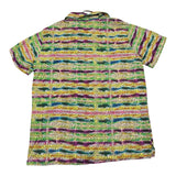 4Giveness Solid Color Half Sleeve Shirt With Multicolor Print For Boys