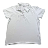 Pype Polo Half Sleeve Solid Color White For Boys