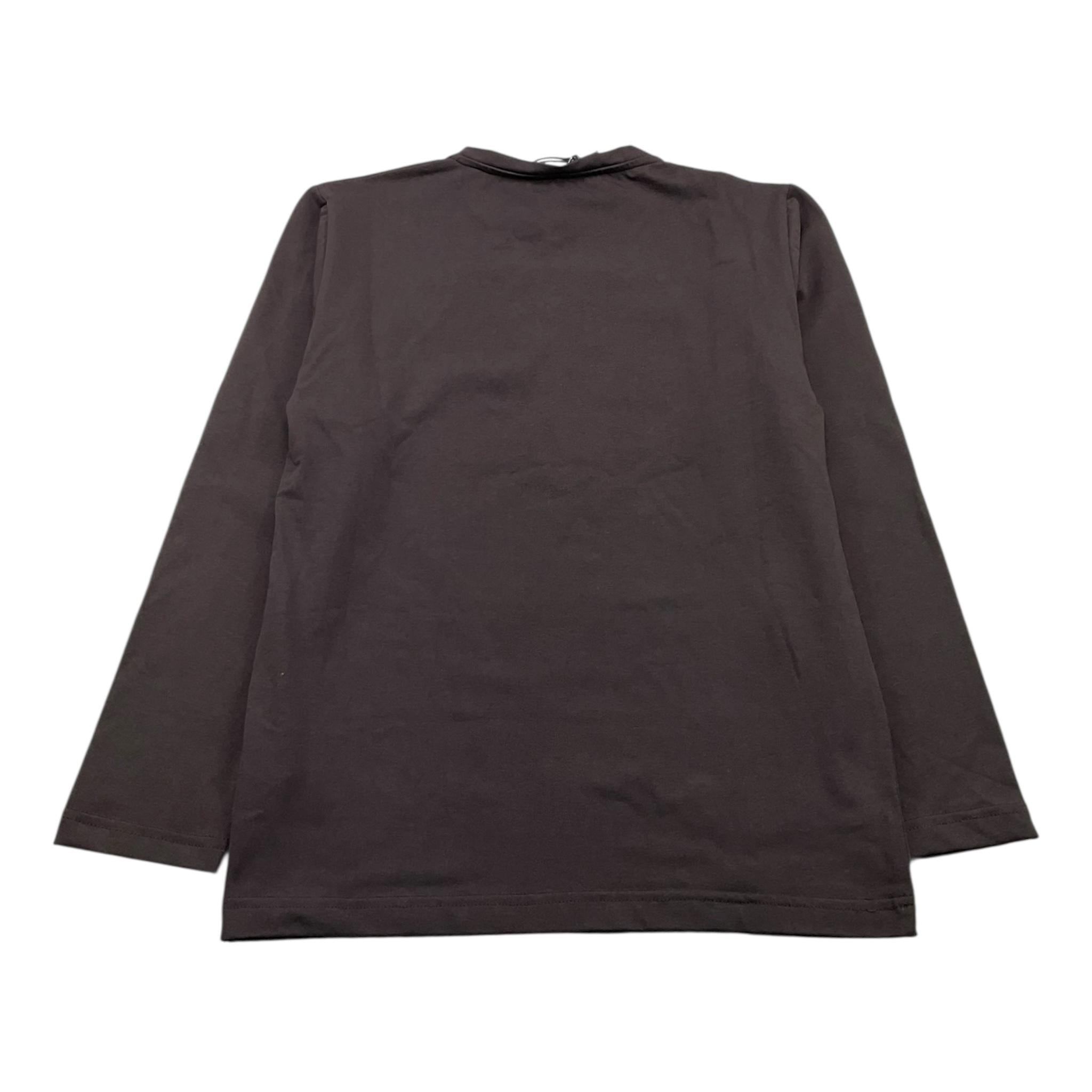 REFRIGIWEAR shirt girocollo tinta unita cn logo Marrone per Bambino RW358 MARRONE REFRIGIWEAR 