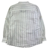 Dan John Long Sleeve Shirt Solid Color Korean Collar Cream For Boys