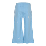 Ralph Lauren Pantalone Tinta Unita Modello A Palazzo per Bambina 312965137002 AZZURRO RALPH LAUREN 