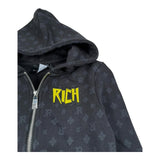 John Richmond Completo 2 Pezzi Felpa-Pantaloni per Neonato RIP26116CF NERO JOHN RICHMOND 