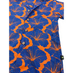 4Giveness Camicia Mezza Manica Tinta Unita con Fantasia per Bambino FGCB4073 COBALTO 4GIVENESS 