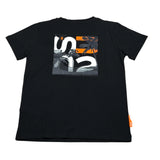 Suns T-Shirt Girocollo tinta unita con Logo Nero per Bambino TSS5119U NERO SUNS 